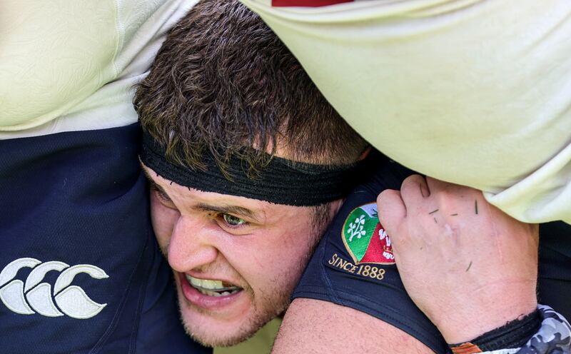 Scott Cummings at British & Irish Lions squad training in Faro, Portugal last Friday. Photograph: Dan Sheridan/Inpho