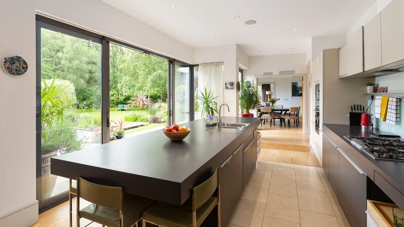 Kitchen at Birchfield, Westminster Road, Foxrock, Dublin 18