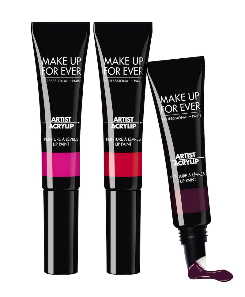 Make Up For Ever Artist Acrylip Lip Paint: (€22).
