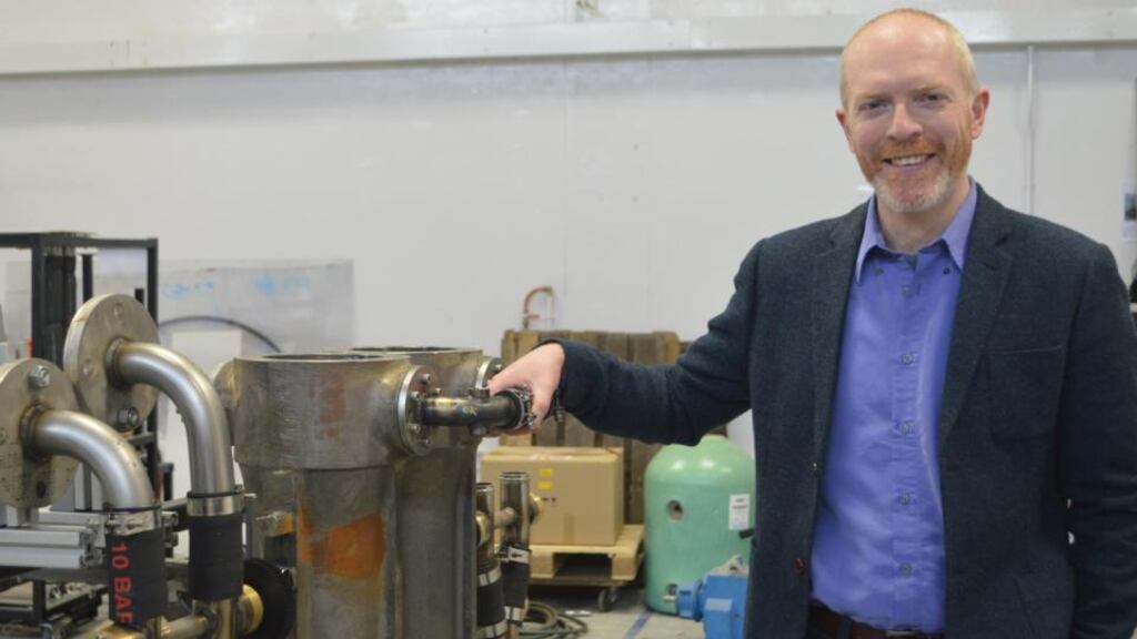 Alan Healy, chief executive of Exergyn Ltd: says he expects the company to be manufacturing 1,600 water-powered engines a year by 2019