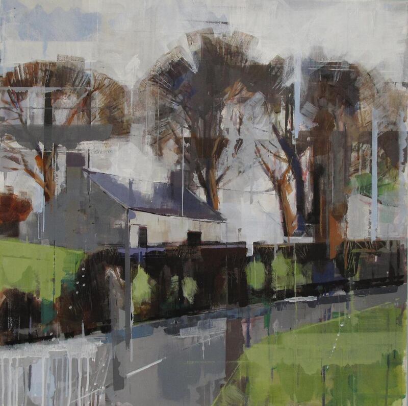Bridget Flinn, ‘Cottage after the Rain’, at Solomon Fine Art