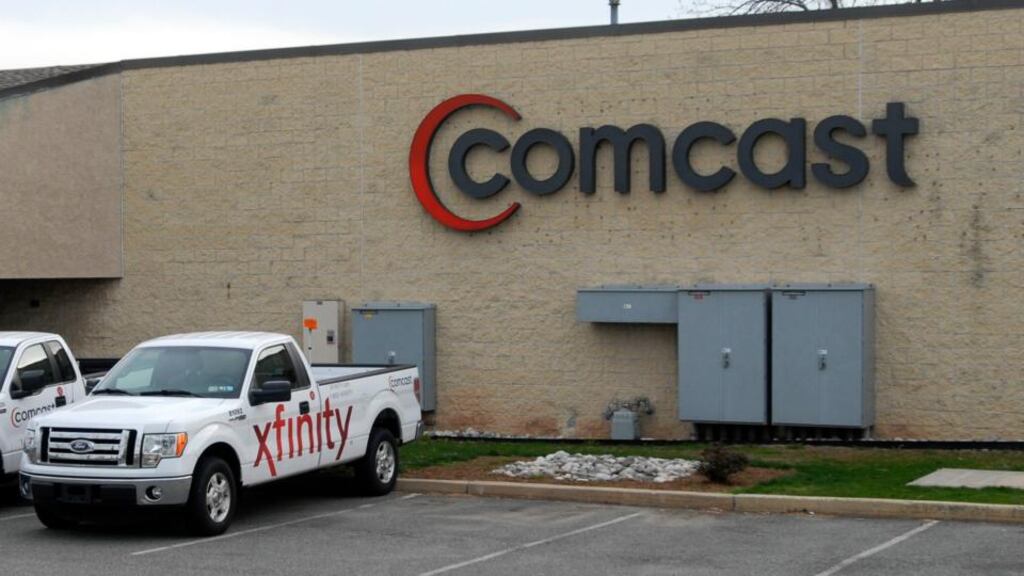 Comcast’s high-speed internet growth slowed in the first quarter, adding 383,000 net subscribers, fewer than a year ago and missing estimates. Photograph: Bradley C. Bower/Bloomberg