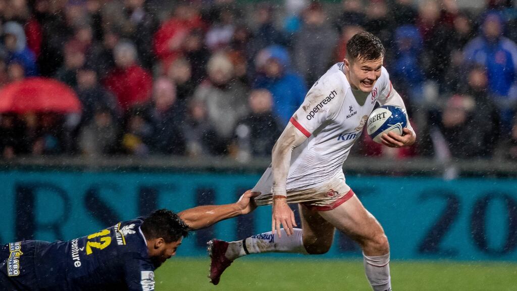 Jacob Stockdale starts at fullback for Ulster against Harlequins. Photograph: Morgan Treacy/Inpho
