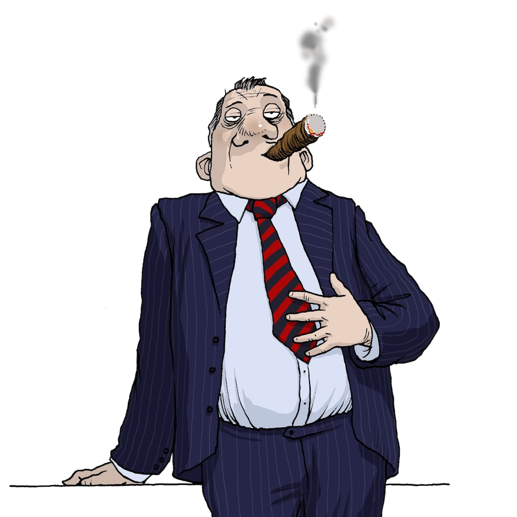 Ross O'Carroll-Kelly: Charles. Illustration: Alan Clarke.