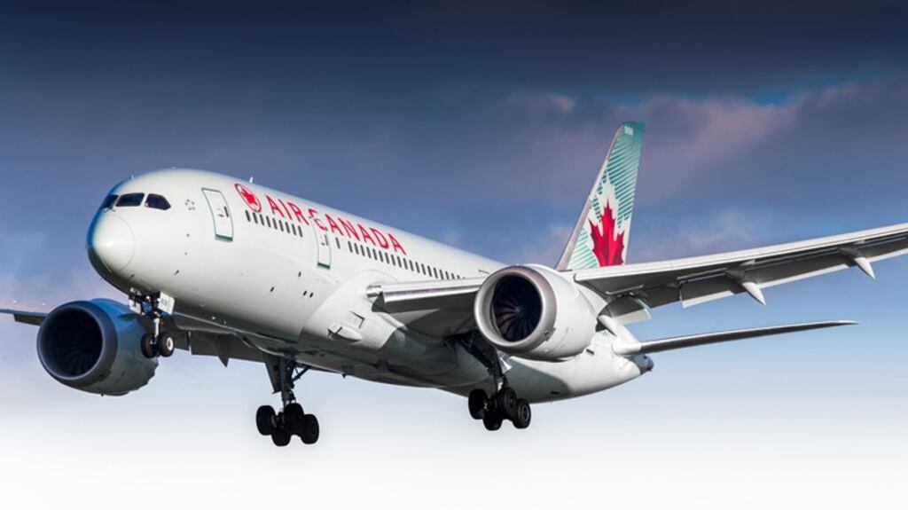 The pilot of an Air Canada flight from Toronto to London diverted to Shannon Airport after a child fell gravely ill. Photograph: iStock