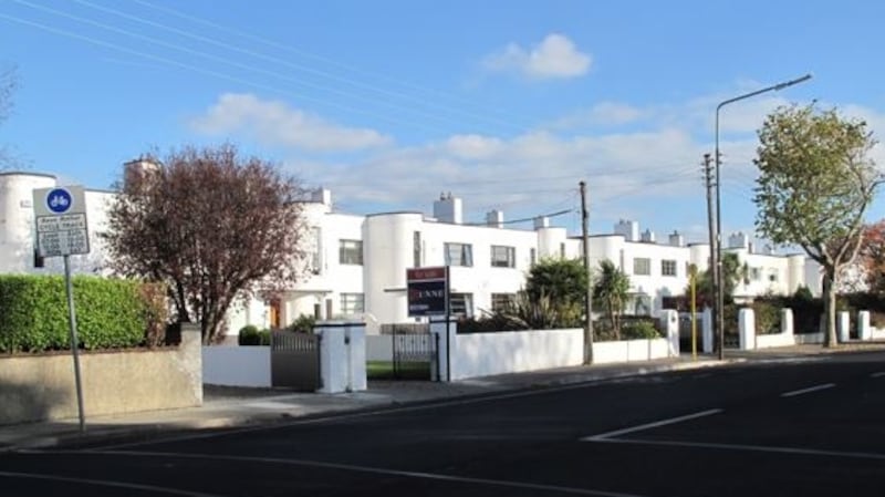 Sunshine Houses: A full row of 1940s homes at 646-680 Howth Road, Raheny