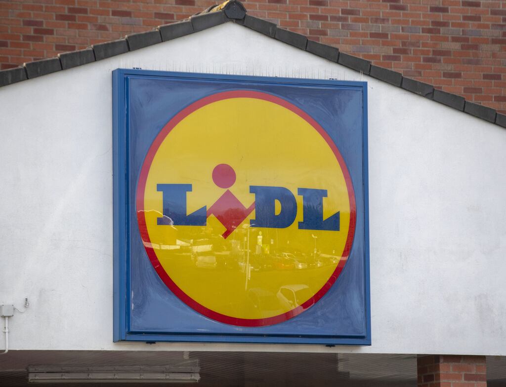 Lidl Ireland on Friday announced a 10 cent reduction in the price of two litres of their own brand milk. Photograph: Steve Parsons/PA