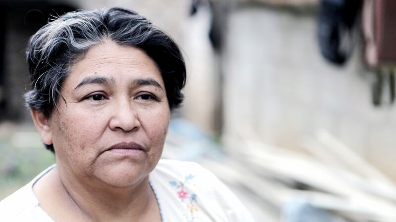 Margarita Pineda in San Jose, La Paz, where she works as co-ordinator for MILPAH (Lenca Indigenous Movement of La Paz). Photograph: Nicky Milne/Thomson Reuters Foundation