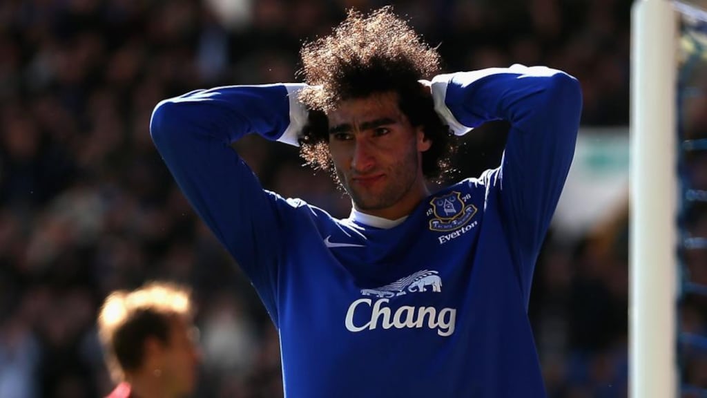 Marouane Fellaini: expected to leave Everton in search of Champions League football.