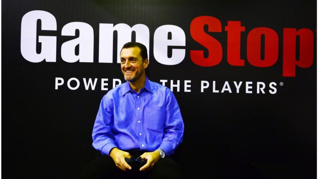 Paul Raines Global CEO of Gamestop pictured at this week’s Gamestop event in the RDS. Photograph: Bryan O’Brien