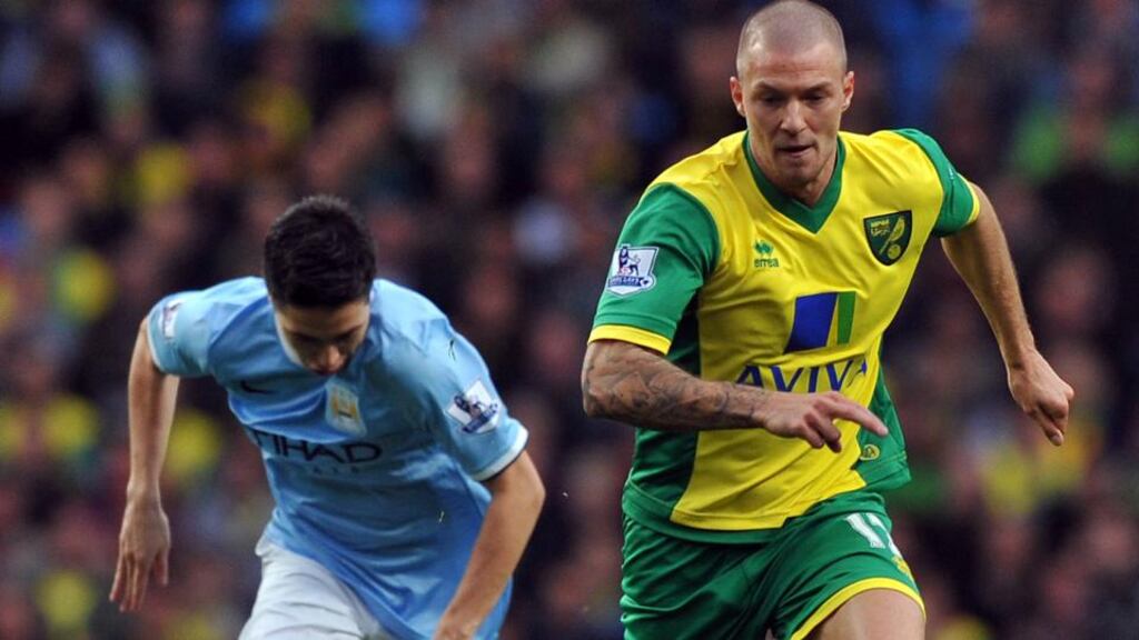 Swansea City manager Michael Laudrup is believed to be keen on Norwich City’s Republic of Ireland international Anthony Pilkington winger due to his versatility. Photograph: Paul Ellis/AFP/ Getty Images