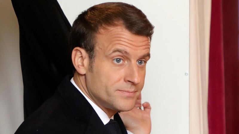 French president Emmanuel Macron: the leader’s dream of a European polity is progressing. Photograph: Ludovic Marin