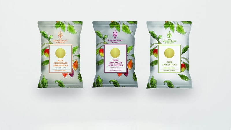 Air-dried apple sticks from The Lismore Food Company.