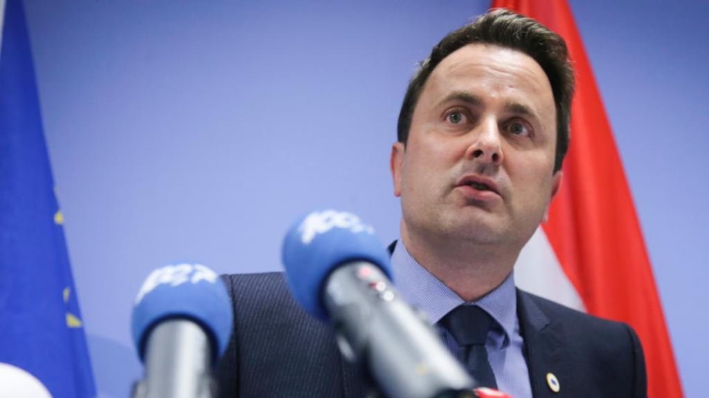 Luxembourg’s prime minister Xavier Bettel commenting on the tax debate in Brussels  said  “everybody is now in the same boat”. Photograph: Olivier Hoslet/EPA