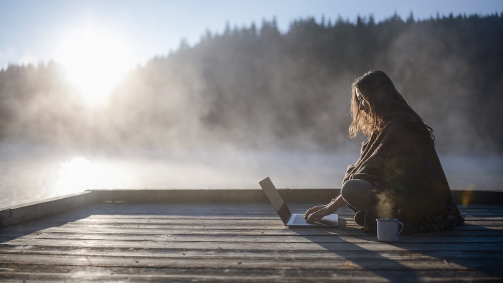 Online sessions of the Philosopher’s Hat Club ‘provided a haven for human connection’ during the lockdown, says organiser Lukasz Krzywon. Photograph: Getty images