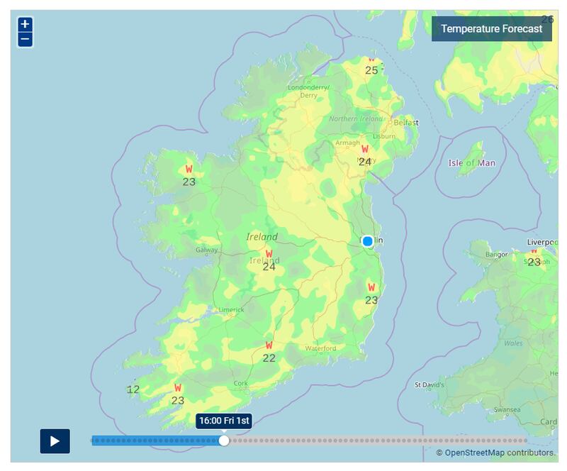 Temperatures are expected to stay high