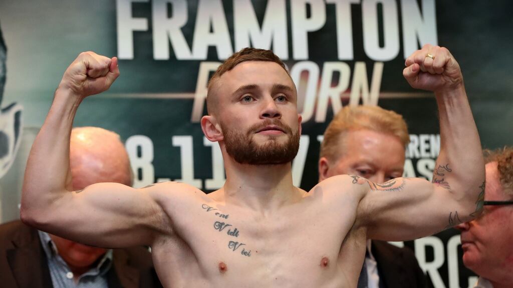 Carl Frampton will take on former four-weight world champion Nonito Donaire in Belfast on April 7th. Photograph: Niall Carson/PA Wire