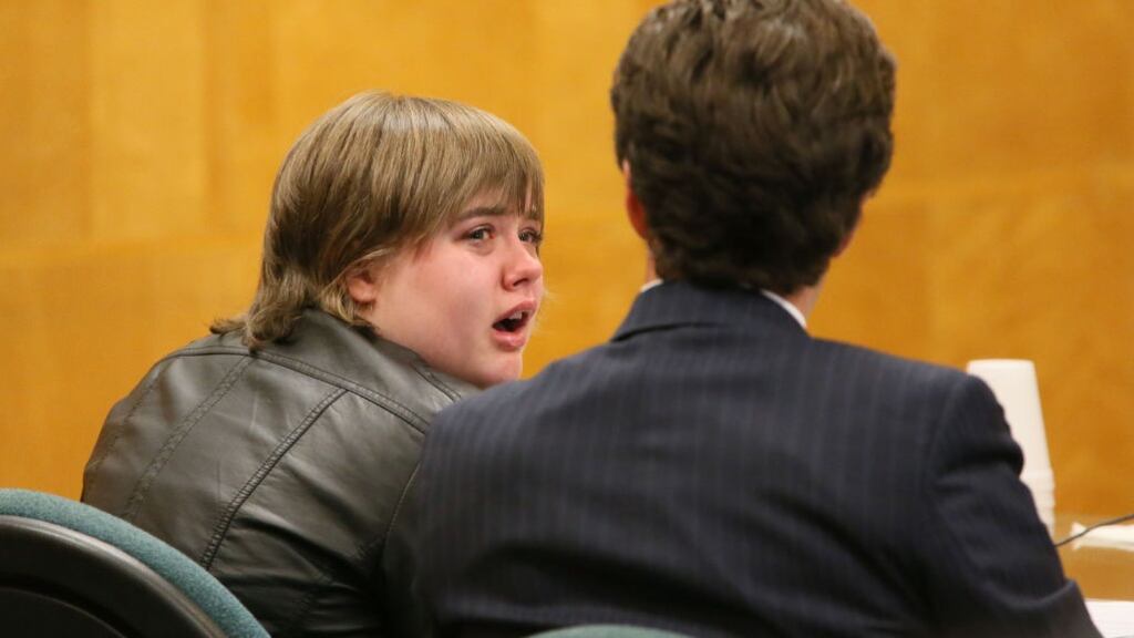 Morgan Geyser in court last year. File photograph: Michael Sears/Milwaukee Journal Sentinel/TNS via Getty Images