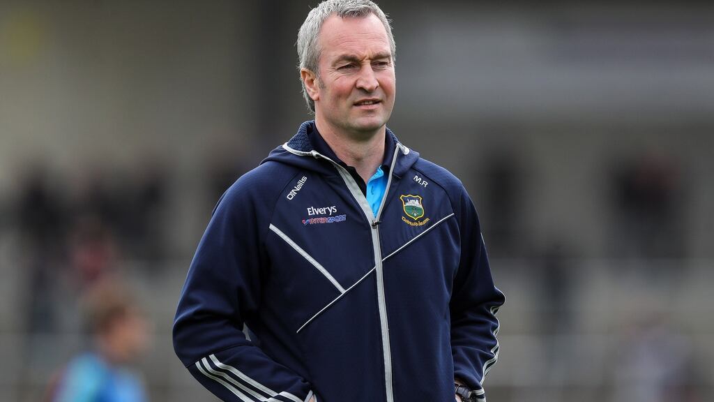 Michael Ryan: “We set it out really early in the year that we wanted to have a real go at this league and try and win it. That story hasn’t changed.” Photograph: Ryan Byrne/Inpho
