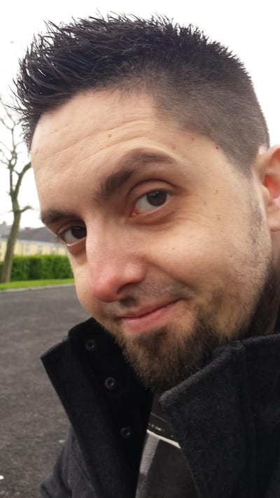 James in 2015, three years before his symptoms started. Photograph: James Bishop