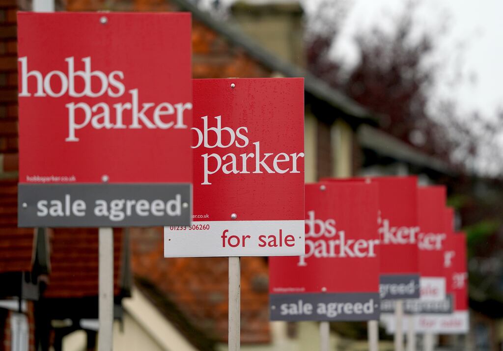UK house prices fell the most since 2020. Photograph: PA