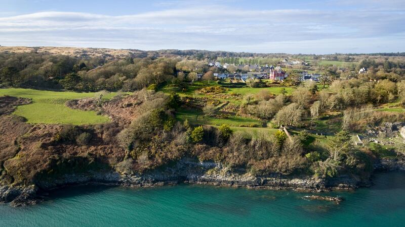 Aerial view  of The Red House, Castletownshend