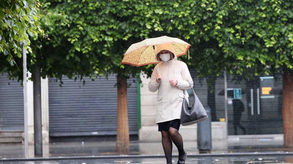 There is a chance of hail and patchy drizzle across the weekend. File photograph: Brian Lawless/PA Wire