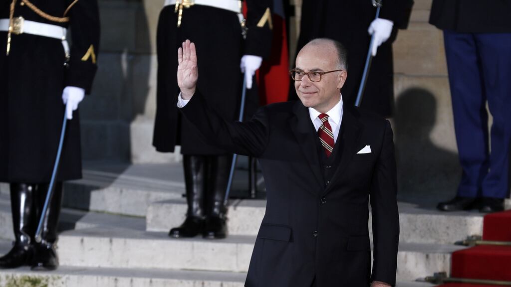 Newly appointed French prime minister Bernard Cazeneuve: This is the second time that he has followed Valls, having replaced him at the interior ministry when Valls became prime minister in 2014 . Photograph: Thomas Samson/AFP/Getty