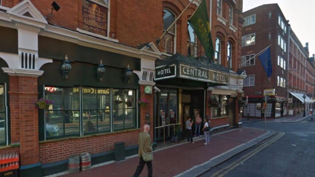 Business that have signed a petition against mandatory payments to the Dublin Business Improvement District include the Central Hotel.