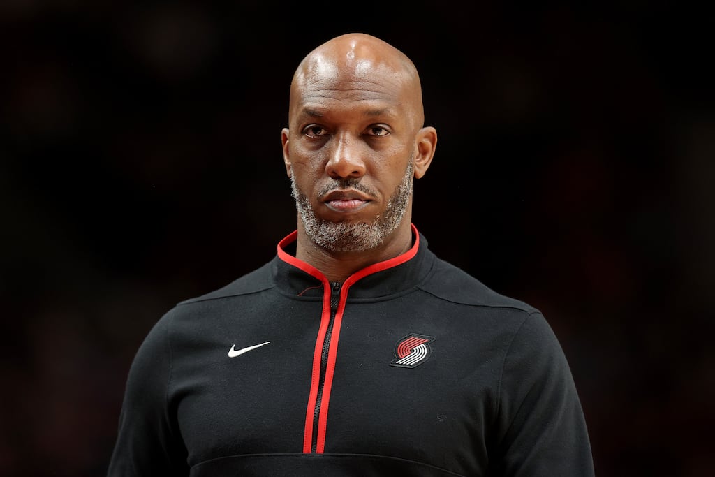 Portland Trail Blazers head coach Chauncey Billups. Photograph: Steph Chambers/Getty