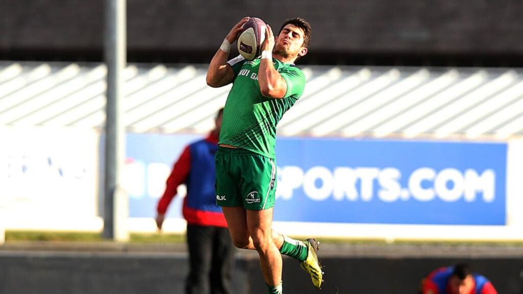 Tiernan O’Halloran will get his first start of the season at fullback in Sunday’s match at the Sportsground. Photograph: Donall Farmer/INPHO
