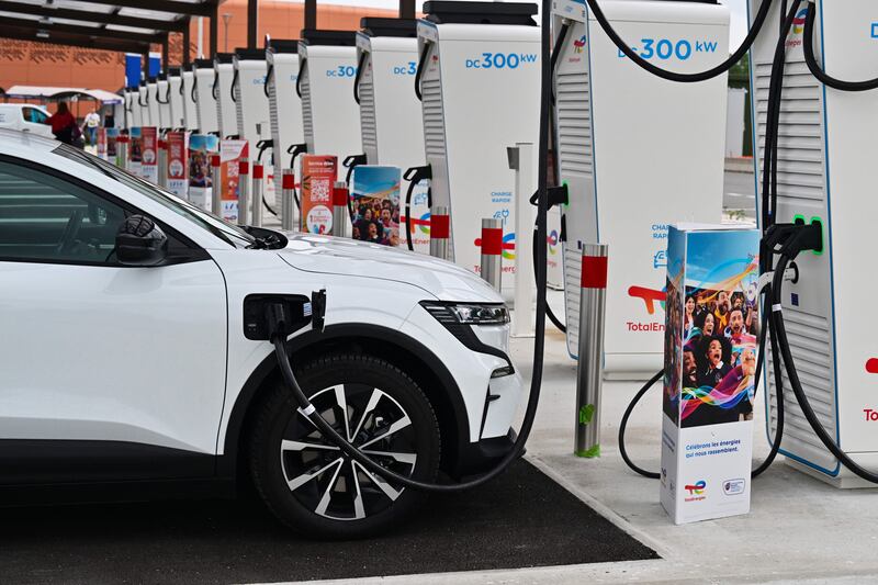France’s social leasing programme for EVs was heavily over-subscribed again this year. Photograph: Miguel Medina/AFP/Getty