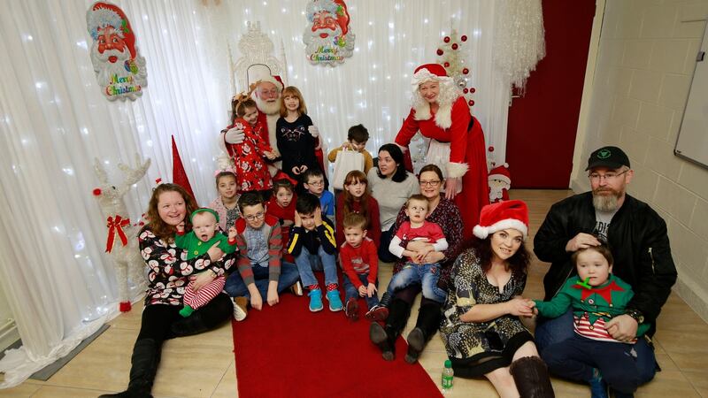 Members of the Julianstown Autism Support Group look forward to a Christmas visit from Santa at Julianstown Community Centre in Meath. Photograph: Nick Bradshaw