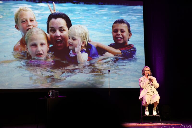 Rosie O’Donnell at 3Olympia Theatre in Dublin on Sunday. Photograph: Dara Mac Dónaill