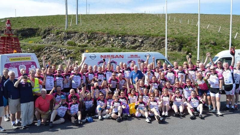 The group finishes at Mizen Head. Photograph: Kieran Garry