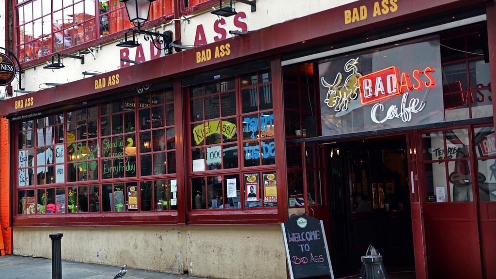 The prosecution came before Judge John O’Neill at Dublin District Court which heard that the Bad Ass Cafe’s had permission for bar areas to sell alcohol strictly ancillary to the principal use of the premises as a restaurant. Photograph: Eric Luke / The Irish Times