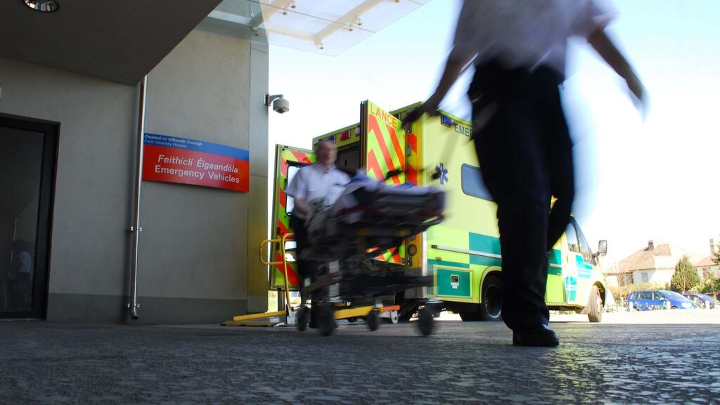 Cork University Hospital patient transfer: purpose is to free up capacity so more patients can be admitted from the emergency department. Photograph: Patrick Hogan/Provision