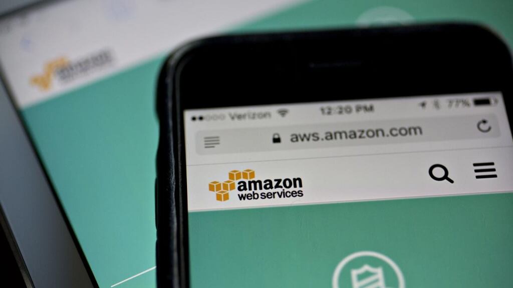 In 2018, Amazon Web Services was a $25.6 billion dollar revenue company, and its technology supports some of the biggest businesses in the world. Photograph: Andrew Harrer/Bloomberg/Getty Images
