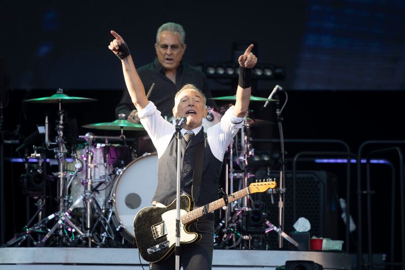 Bruce Springsteen performing at Croke Park in Dublin earlier this month.
Photograph: Tom Honan