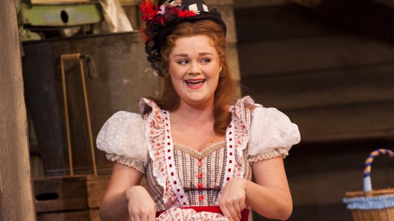 Lucy Mae Barker as Ado Annie. Photograph: Pamela Raith