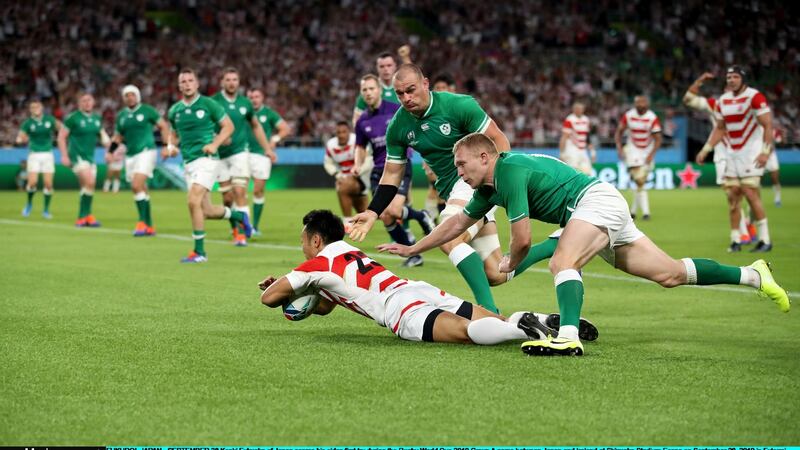 Kenki Fukuoka’s winning try was not conceded in that moment. It was lost chasing shadows over the previous 30 minutes. No team can cope with this level of punishment. Photograph: Cameron Spencer/Getty Images