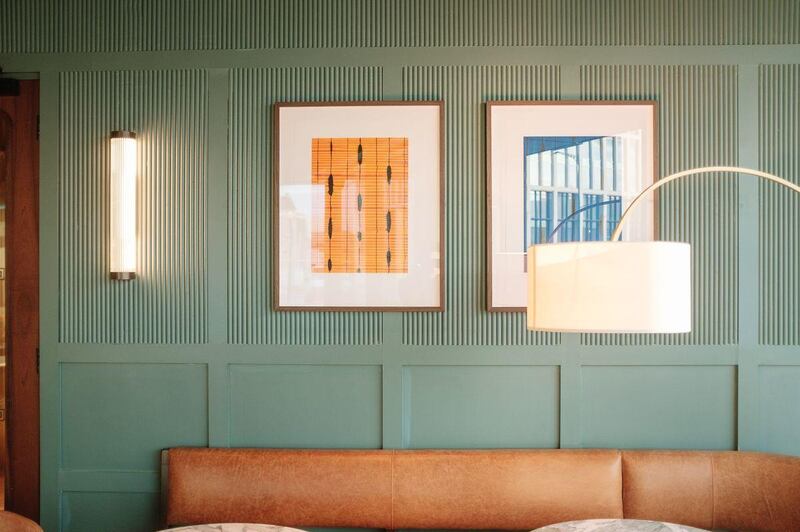 Lobby artwork by Mark Francis. Photograph: Jason Ennis/Press Up