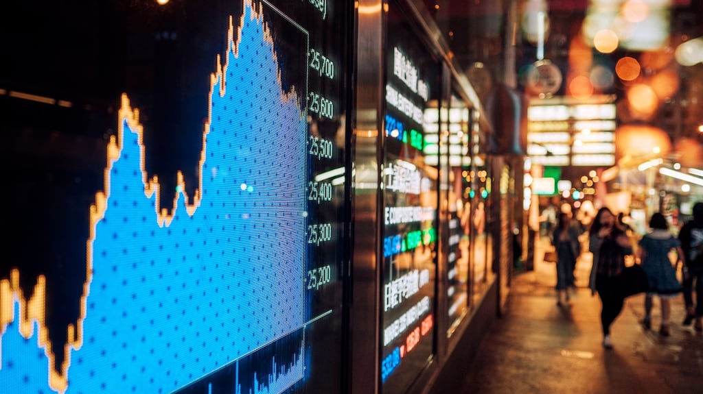 Equities made gains on Wednesday. Photograph: iStock