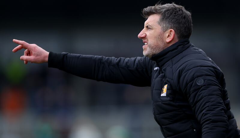 Derek Lyng has used 36 players over the course of Kilkenny's league campaign. Photograph: James Crombie/Inpho