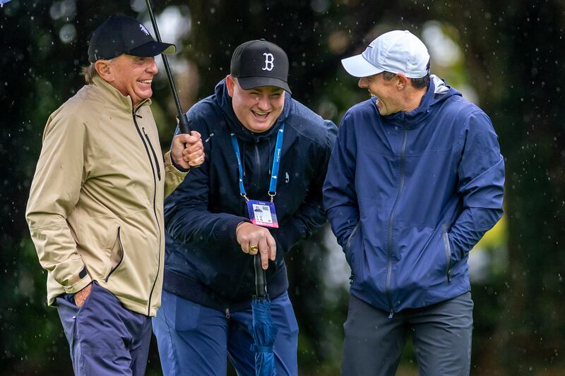 Rory McIlroy during the Irish Open pro-am. Photograph: Morgan Treacy/Inpho