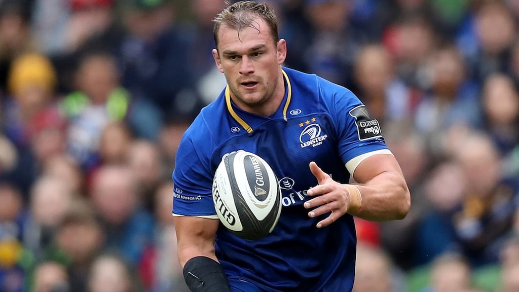 Rhys Ruddock:  he  has played in seven of Leinster’s nine games this season, starting all but one of them. Photograph: Billy Stickland/Inpho