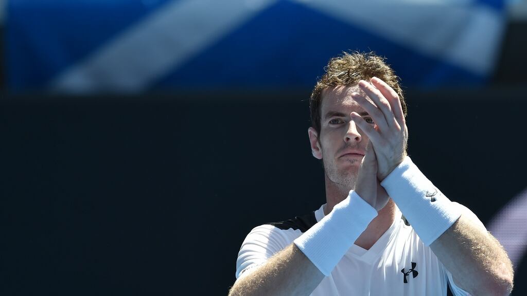 Andy Murray eased through the first round of the Australian Open. Photograph: AFP
