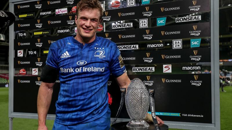 Leinster flanker Josh van der Flier tops the tackle charts and is joint leader in turnovers in this year’s Champions Cup. Photograph: Dan Sheridan/Inpho