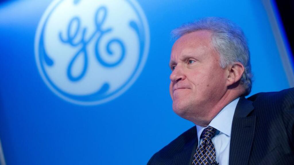 General Electric Co chairman and chief executive officer Jeff Immelt. Photograph: Andrew Harrer/Bloomberg