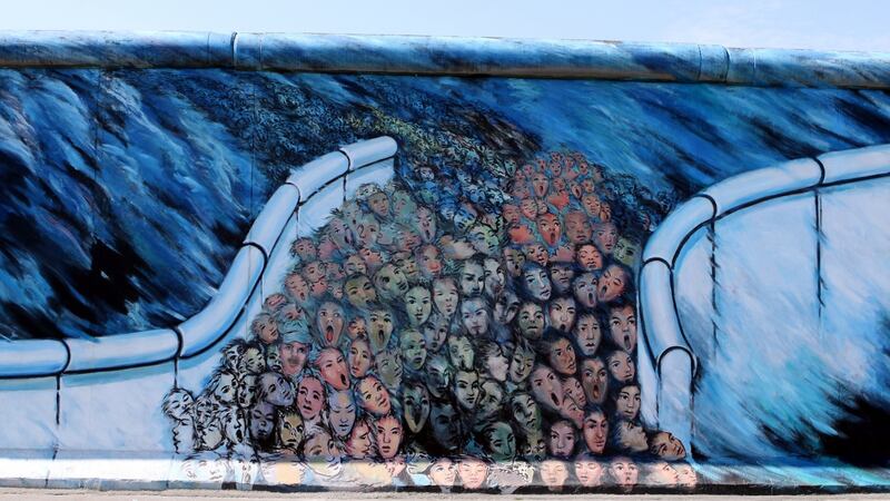 Small part of East Side Gallery. The largest (1.3km) and best kept segment of the Berlin Wall.